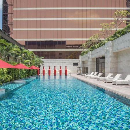 더 린 호텔 타이중 외부 사진 The pool at the hotel